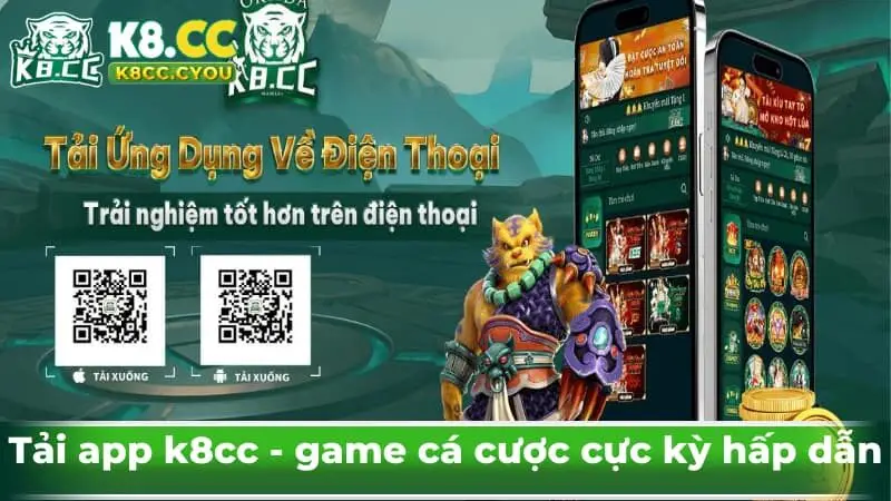 Tải app k8cc - game cá cược cực kỳ hấp dẫn